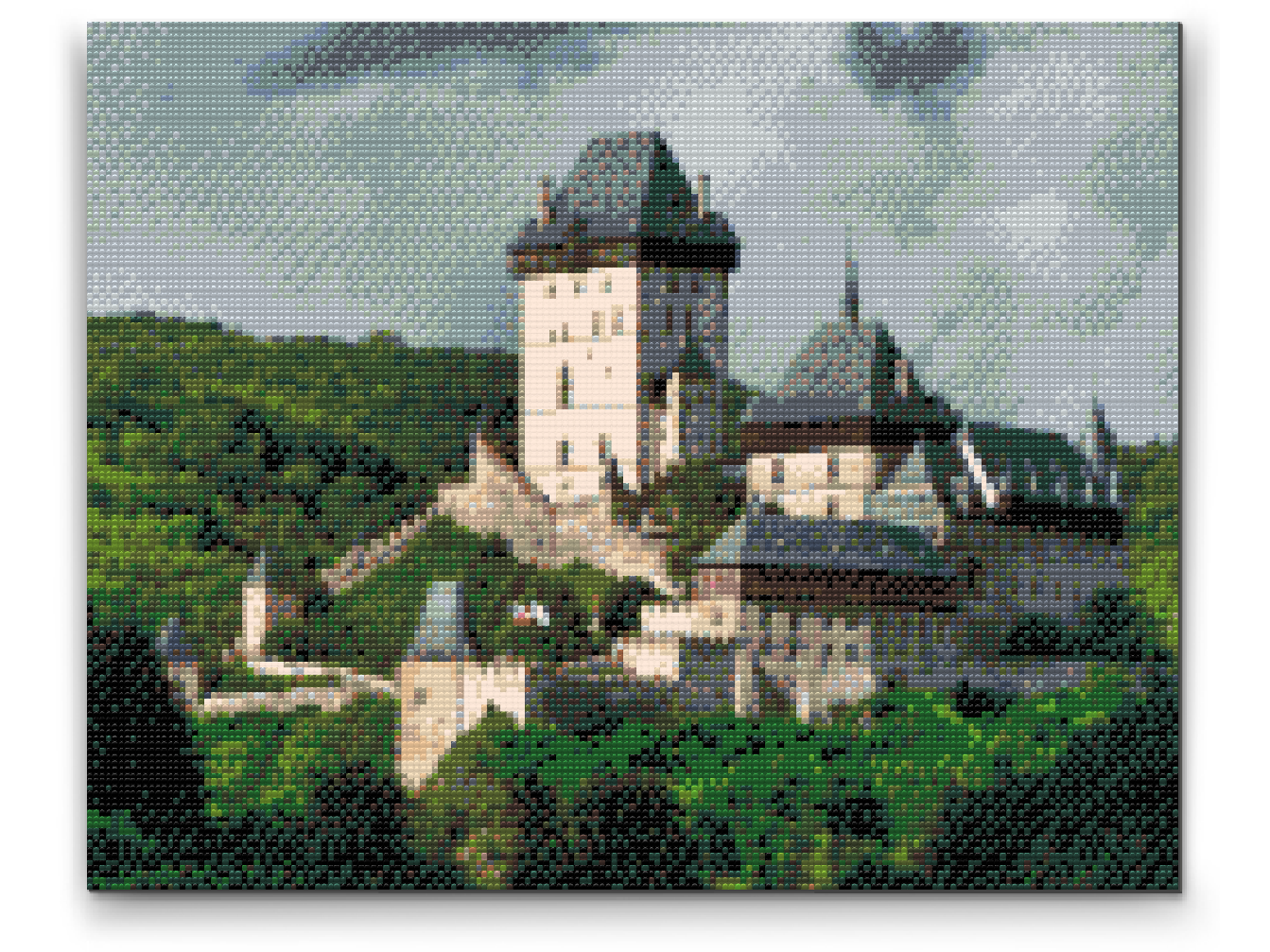 Diamantové malování - Karlštejn Castle 3
